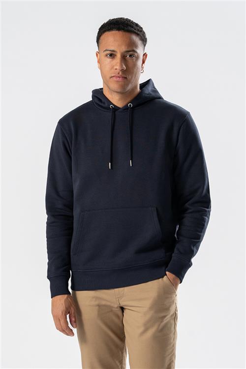 Sweatshirt Hoodie - Navy - Herre - 3XL - TeeShoppen