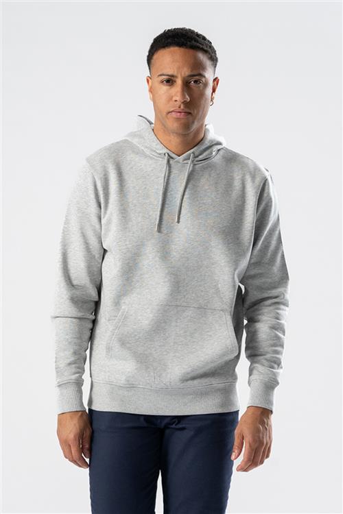 Sweatshirt Hoodie - Aske Grå - Herre - 3XL - TeeShoppen