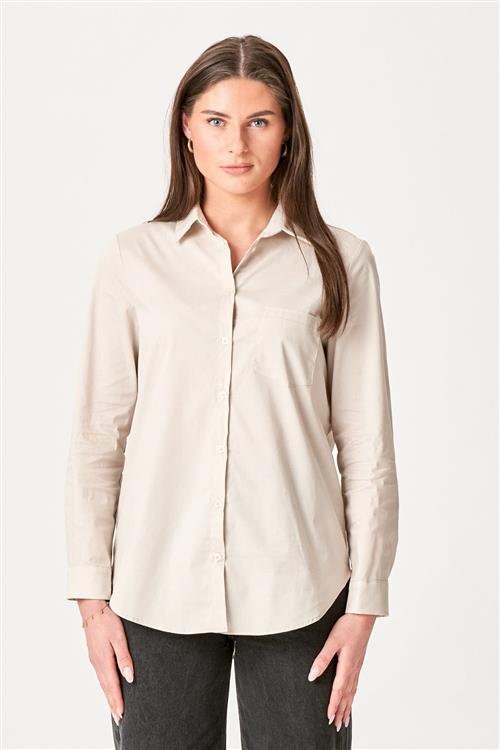Ida Skjorte - Beige - L - TeeShoppen