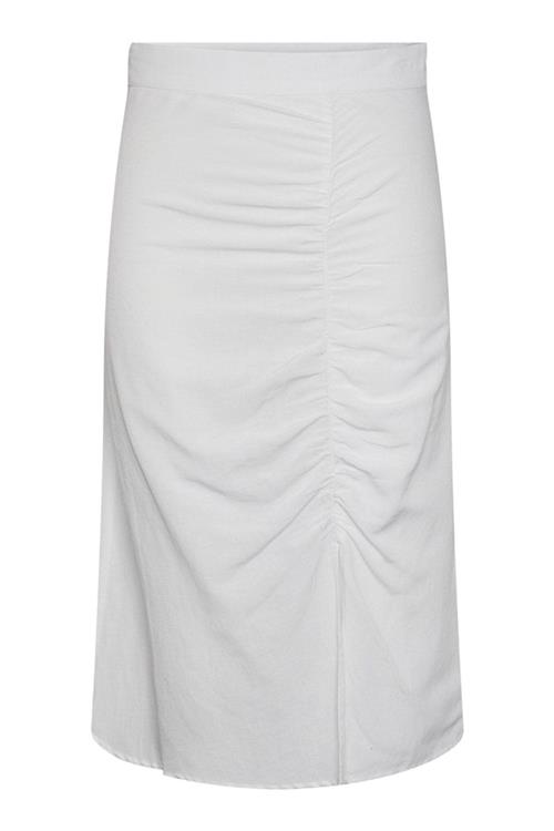 Milano Midi Nederdel - Hvid - M - PIECES