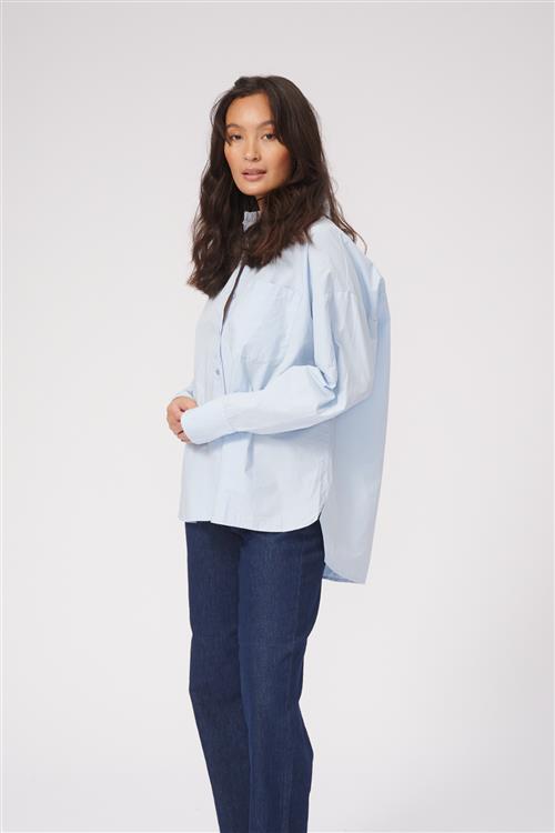 Relaxed Shirt - Lyseblå - Dame - M - TeeShoppen