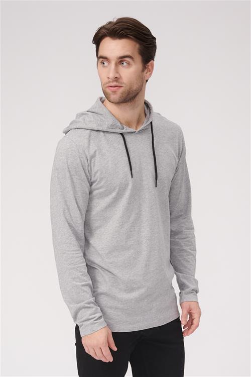 Light hoodie - Lysegrå - Herre - XS - TeeShoppen
