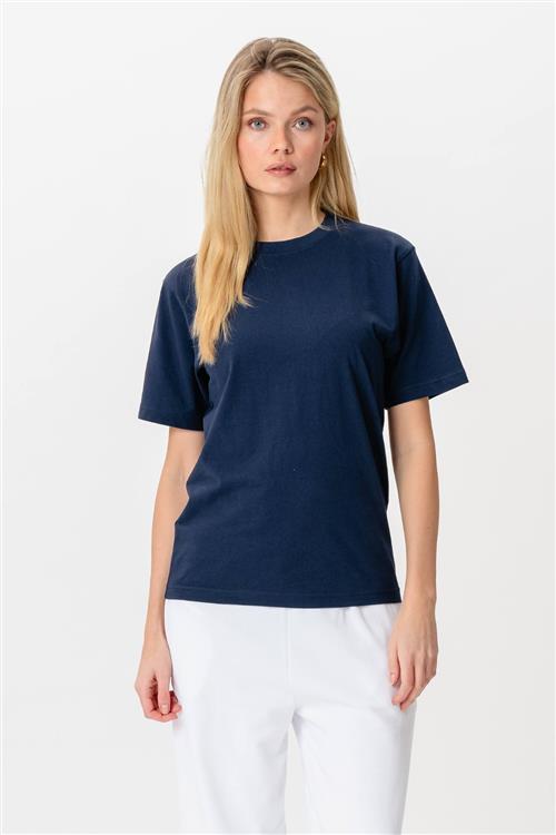 Oversized T-shirt - Navy - Dame - 2XL - TeeShoppen