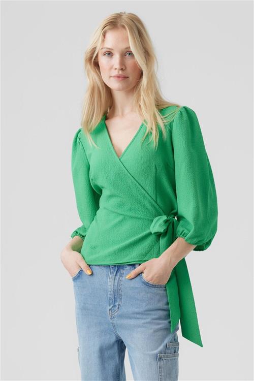 Pepper Aya Bluse - Bright Green - M - Vero Moda