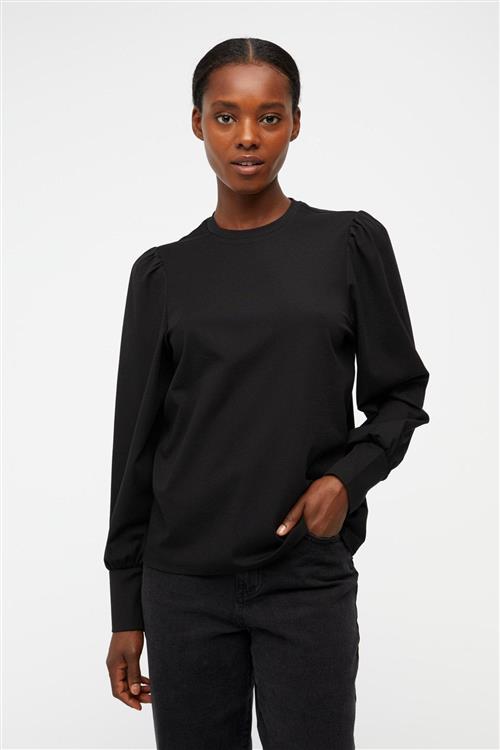 Caroline Langærmet Top - Sort - XS - Object