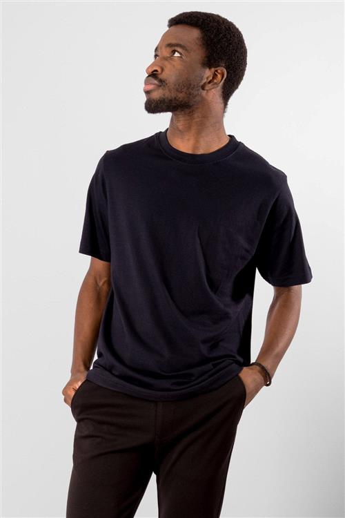 Oversized T-shirt - Dark Navy - Herre - 2XL - TeeShoppen