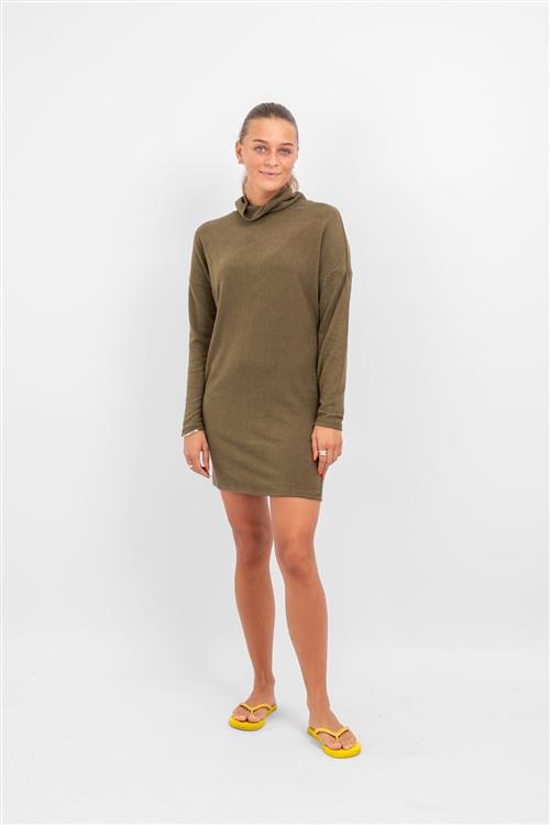 Sara strikkjole - Mørkegrøn - Dame - XS - Jacqueline de Yong