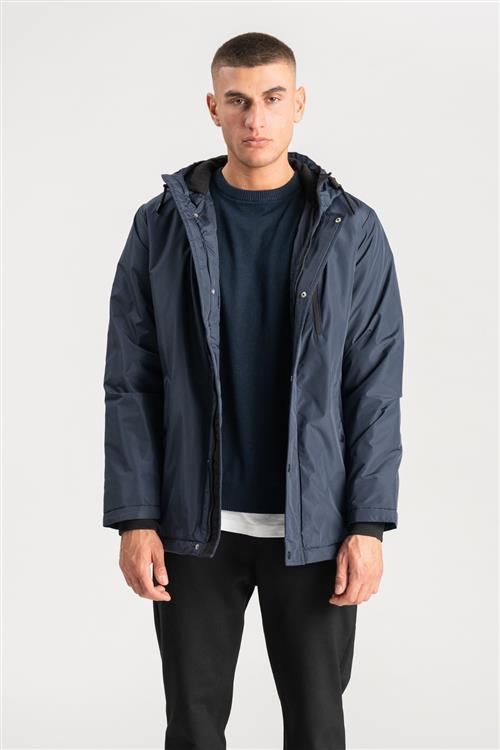 Casual vinterjakke - Marineblå - Herre - L - TeeShoppen