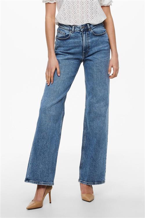 Juicy Jeans (wide leg) - Denim Blå - Dame - 31/32 - ONLY