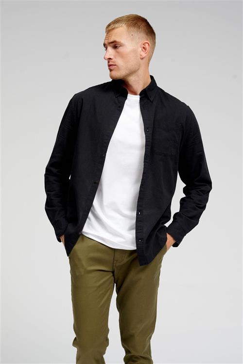 Originale Performance Oxford Skjorte - Sort - Herre - L - TeeShoppen