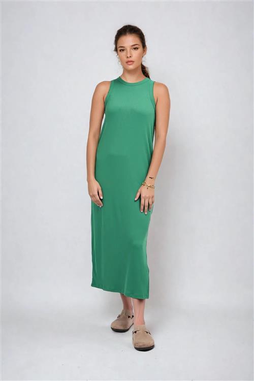 Line Sommer Kjole - Green Bee - L - ONLY