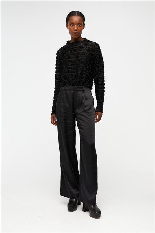 Debra Mid Waist Pants - Sort - 38 - Object