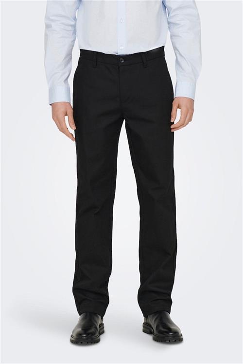 Edge Chino Bukser - Sort - Herre - 31/30 - Only & Sons