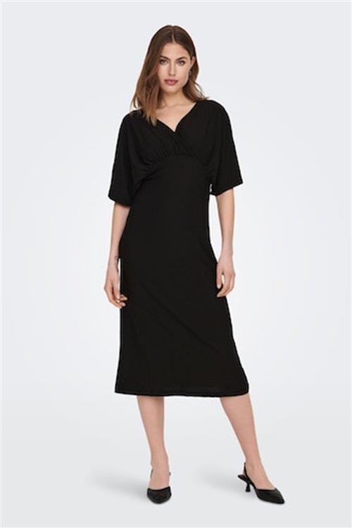 Elsa Maxi Kjole - Sort - M - ONLY
