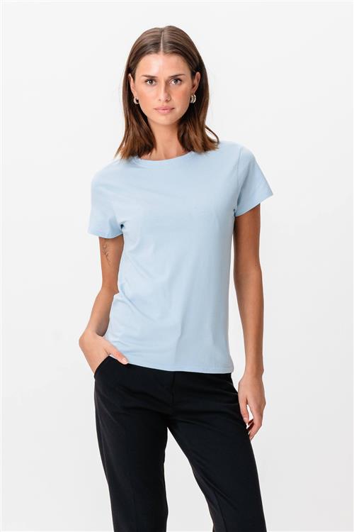 Basic T-shirt - Sky Blue - M - TeeShoppen