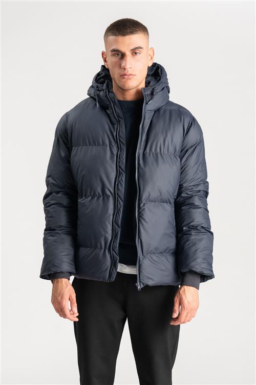 Coated Jakke - Navy - Herre - 3XL - TeeShoppen
