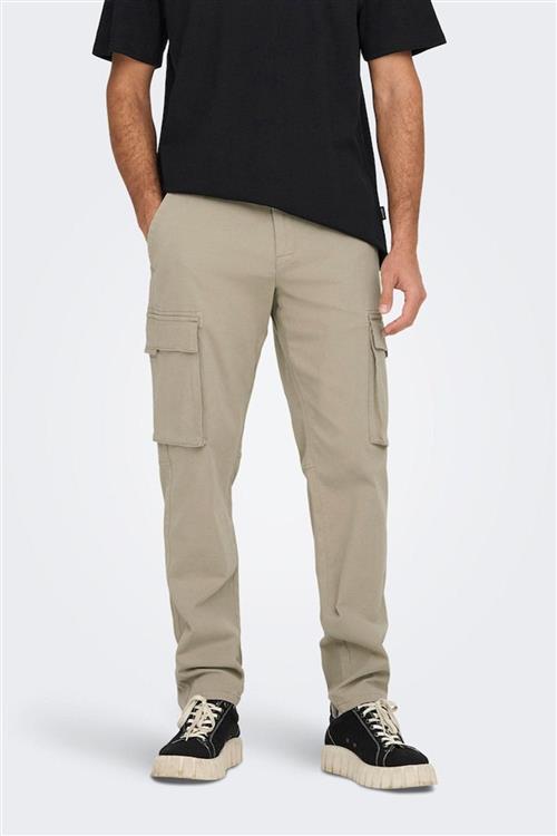 Next Cargo Pants - Chinchilla - Herre - 31/32 - Only & Sons