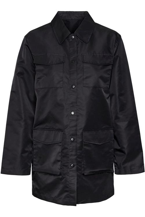 Neco Oversize Skjorte - Sort - XS - Vero Moda