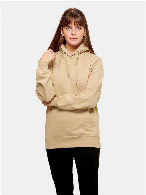 Oversized Hoodie - Sand - Dame - S - TeeShoppen