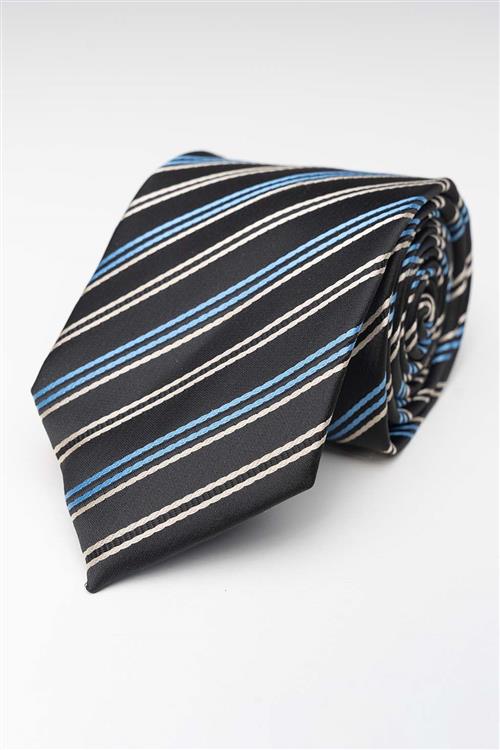 Slips - Sort - Sand/Lyseblå Stribet - One Size - TeeShoppen