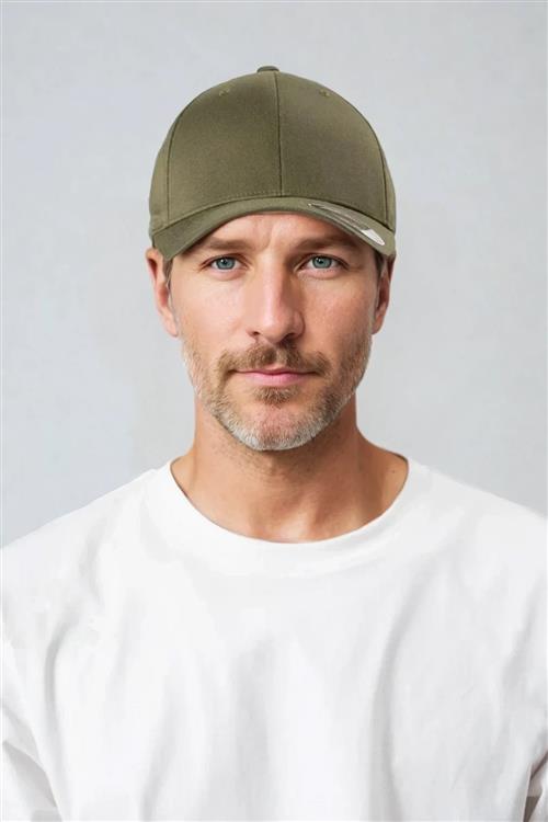 Flexfit Wooly Combed - Olive - XS-S - Flexfit