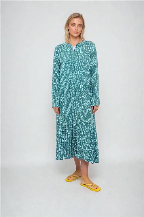Anna langærmet kjole - Teal Green - Dame - XS - Amis de Copenhague