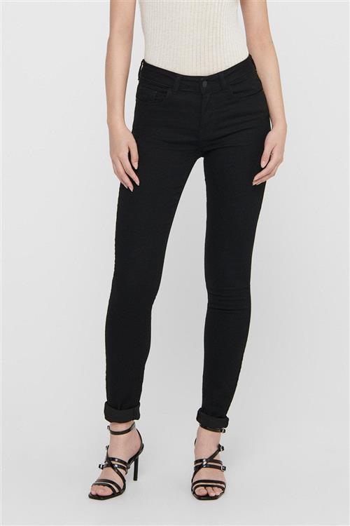 Originale Performance Jeans - Sort (mid waist) - Dame - XS/32 - Jacqueline de Yong