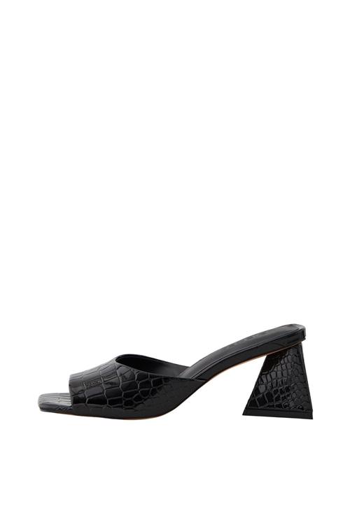 Anlise Croco Sandal - Sort - 38 - PIECES