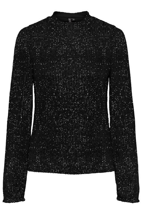 Delphia Bluse - Sort - M - PIECES