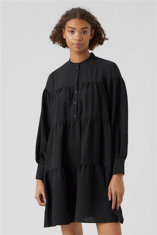 Hyms Langærmet Kjole - Sort - L - Vero Moda