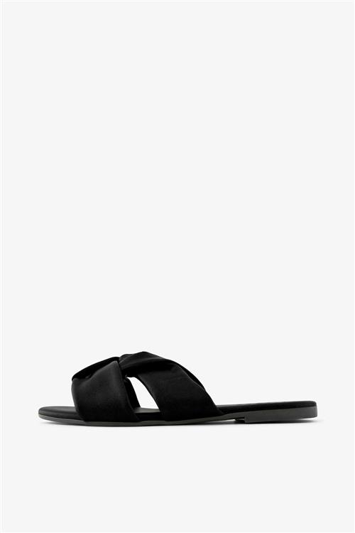 Viki Læder Sandal - Sort - Dame - 39 - PIECES