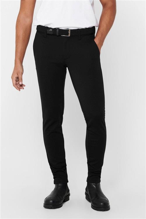 Mark Pants - Sort (stræk bukser) - FeHerre - 31/34 - Only & Sons