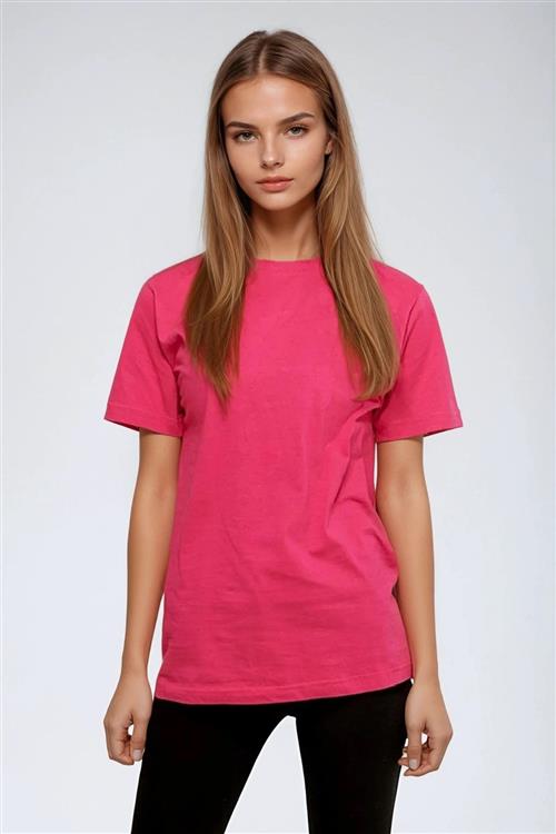 Oversized t-shirt - Pink - Dame - 3XL - TeeShoppen