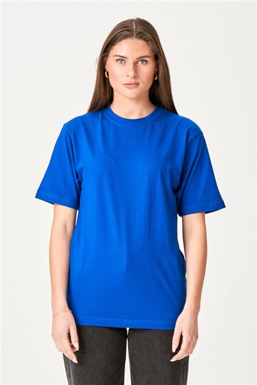 Oversized t-shirt - Royal - Dame - 4XL - TeeShoppen