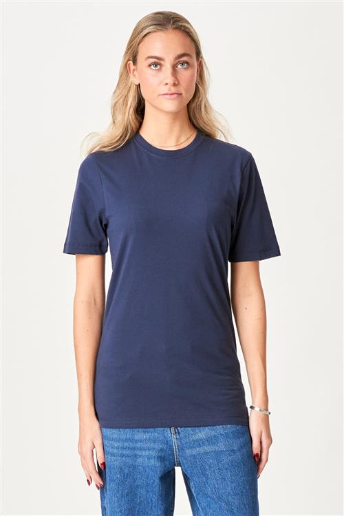 Boyfriend Tee - Navy - Dame - 3XL - TeeShoppen