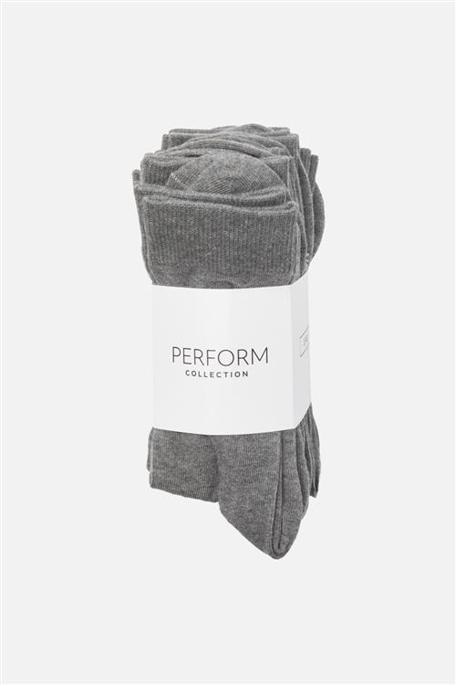 Originale Performance Strømper 10-Pak (Dame) - Gråmeleret - Dame - One Size - TeeShoppen