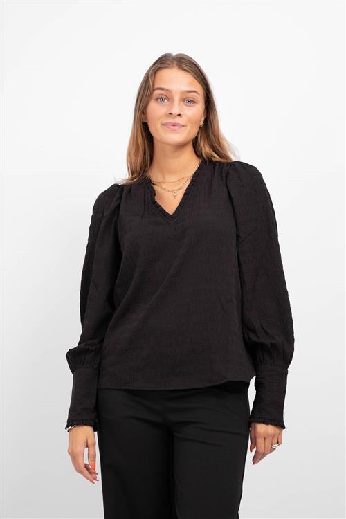 Melba Bluse - Sort - M - Vero Moda