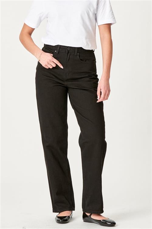 Originale Performance Loose Jeans - Black Denim - Dame - 25/32 - TeeShoppen