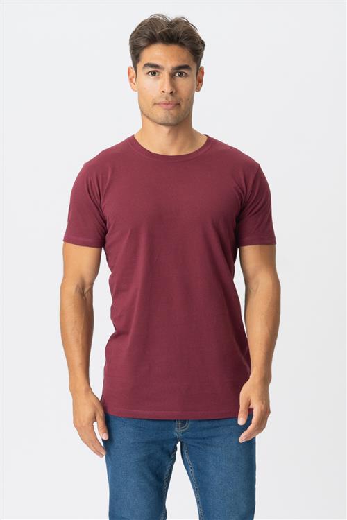 Muscle T-shirt - Bordeaux - Herre - 3XL - TeeShoppen
