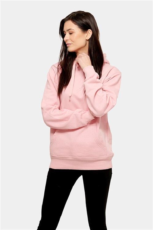 Boyfriend Hoodie - Lyserød - Dame - L - TeeShoppen