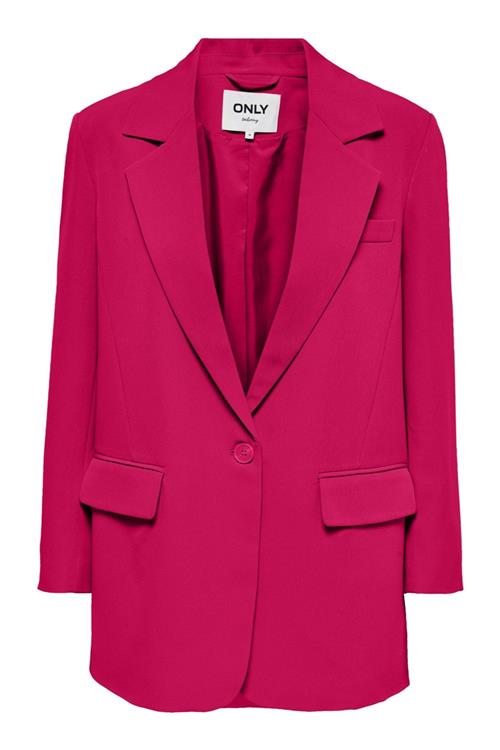 Lana-Berry Oversized Blazer - Love Potion - 40 - ONLY