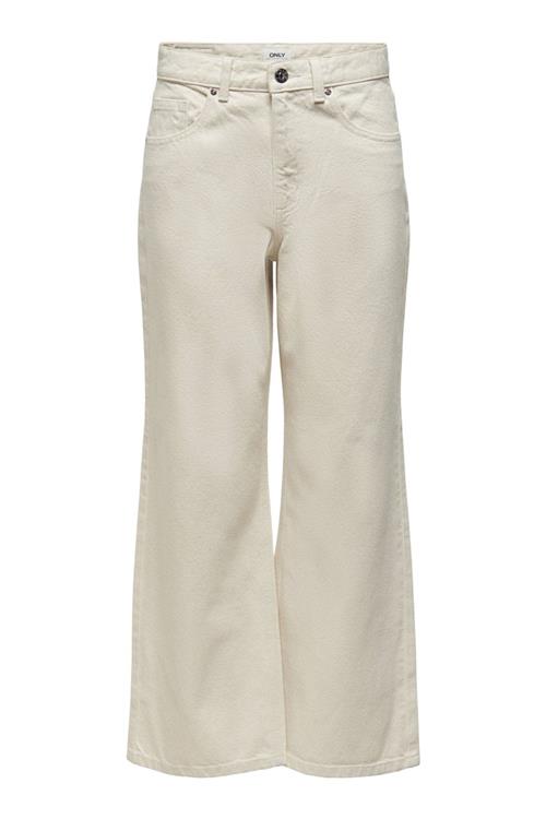 Donna Jeans (wide leg) - Ecru - Dame - 29/32 - ONLY