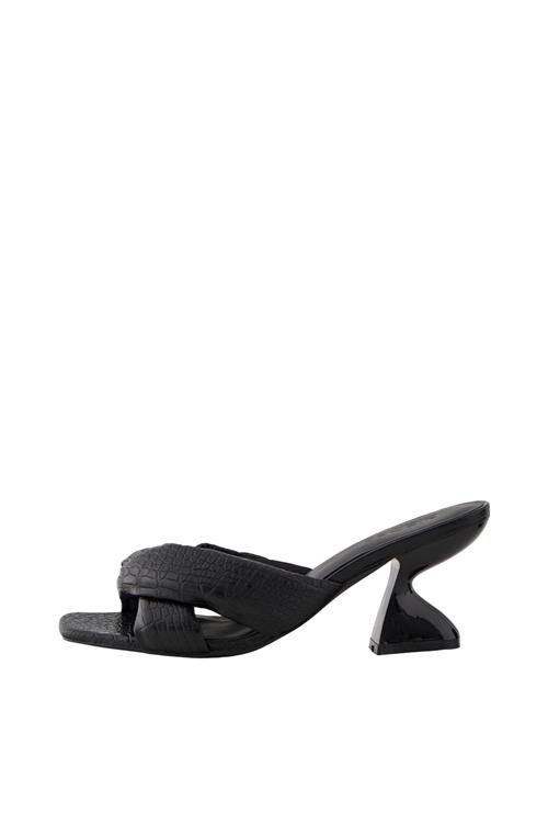 Briella Croco Sandal - Sort - 37 - PIECES