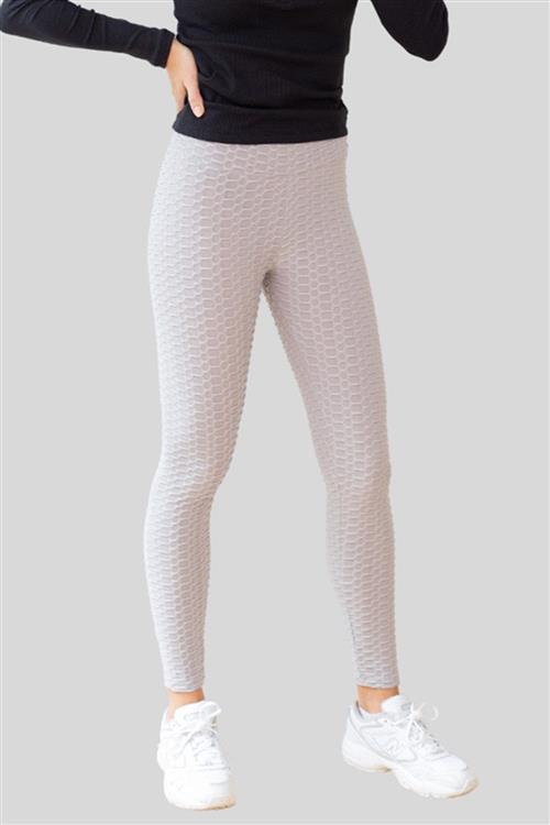 Naio Leggings - Lys Grå - Dame - XL-2XL - Liberté