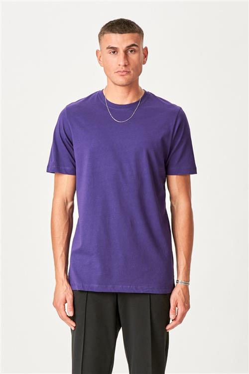 Basic T-shirt - Lilla - Herre - XL - TeeShoppen