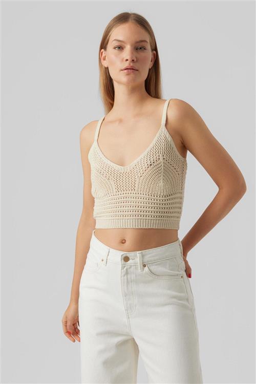 Justine Cropped Top - Birch - XL - Vero Moda