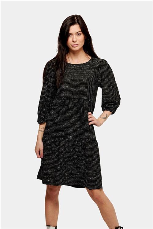 Kjole med glimmer striber - Sort - Dame - XS - Vero Moda
