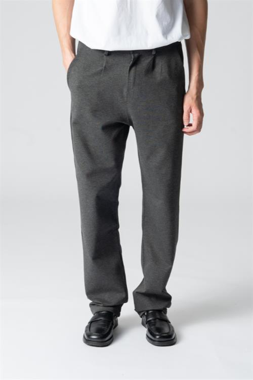 Performance Pants Wide - Melange Grey - XL/32 - Bukser med stretch - TeeShoppen