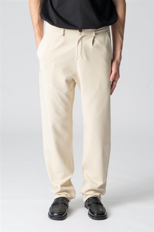 Performance Pants Wide - Beige - S/32 - Bukser med stretch - TeeShoppen