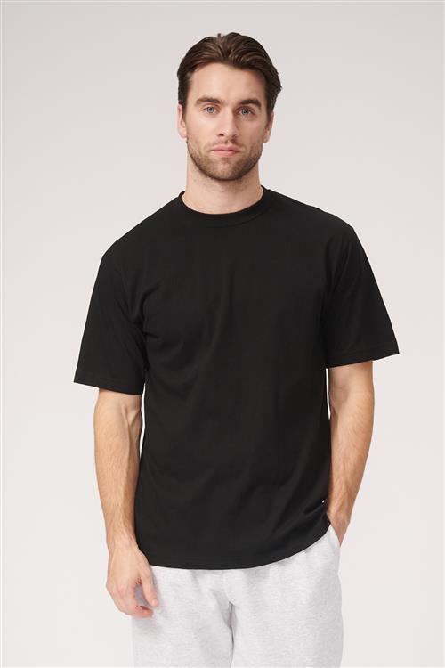 Oversized T-shirt - Sort - Herre - M - TeeShoppen